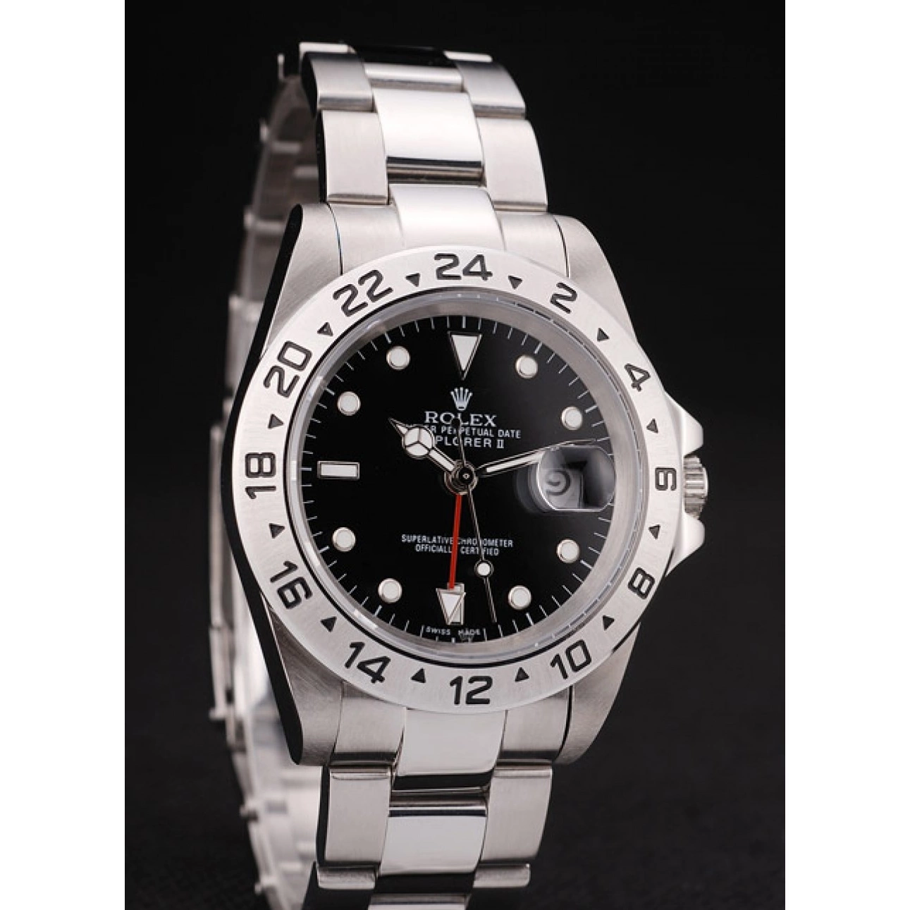 AAA Replica Watches Black Explorer Bezel Stainless Rolex Steel Dial 0516
